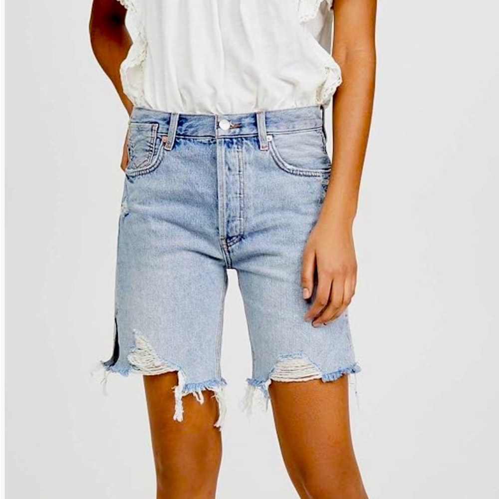 Free People “Sequoia”  denim boyfriend shorts- Size 29